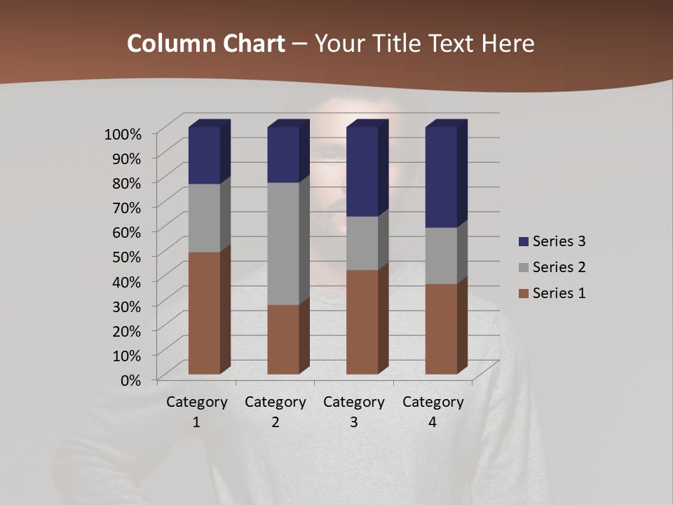 A Man Standing With His Hands On His Hips PowerPoint Template