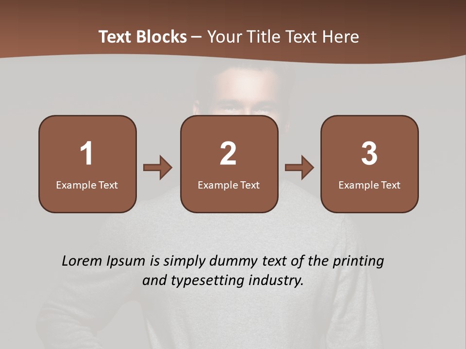 A Man Standing With His Hands On His Hips PowerPoint Template