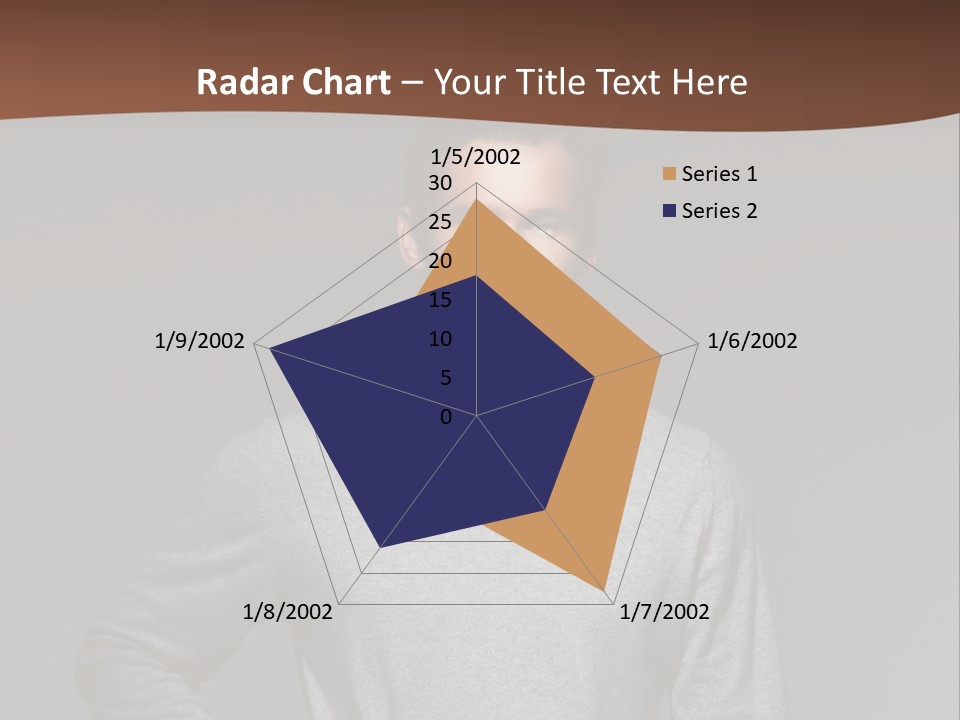 A Man Standing With His Hands On His Hips PowerPoint Template