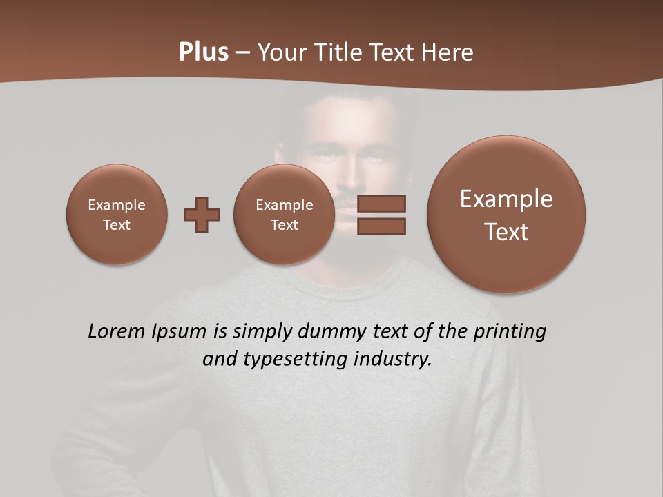 A Man Standing With His Hands On His Hips PowerPoint Template