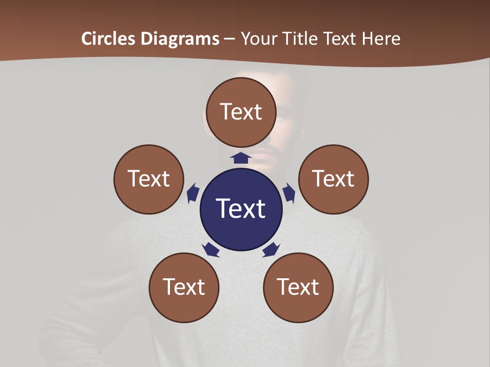 A Man Standing With His Hands On His Hips PowerPoint Template