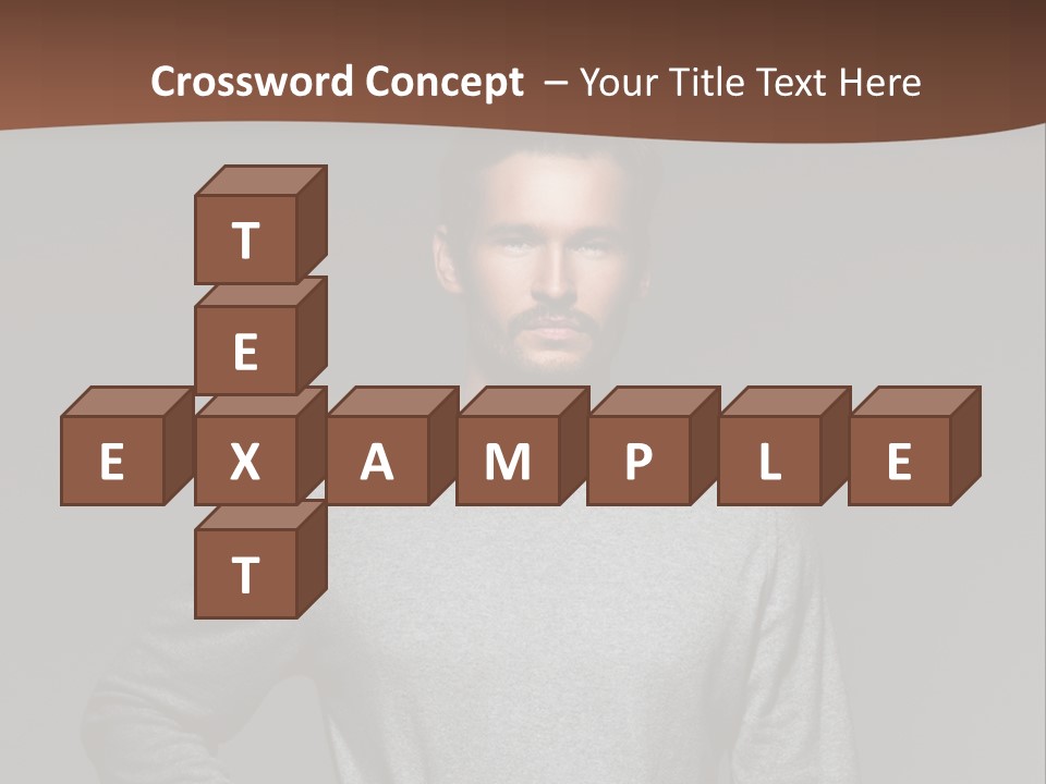 A Man Standing With His Hands On His Hips PowerPoint Template