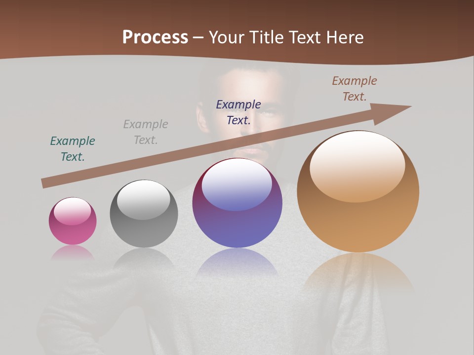 A Man Standing With His Hands On His Hips PowerPoint Template