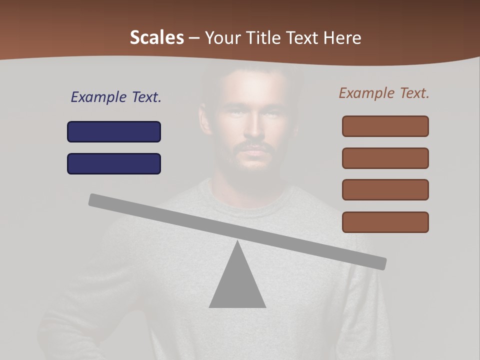 A Man Standing With His Hands On His Hips PowerPoint Template