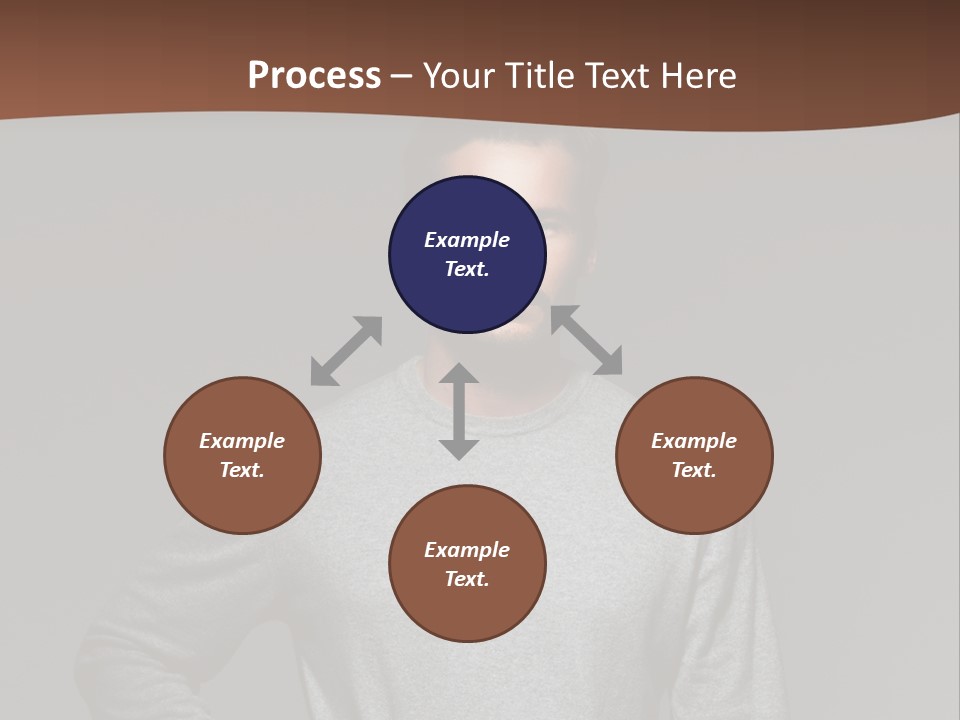 A Man Standing With His Hands On His Hips PowerPoint Template