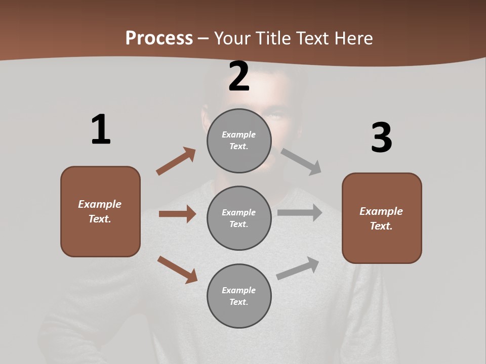 A Man Standing With His Hands On His Hips PowerPoint Template