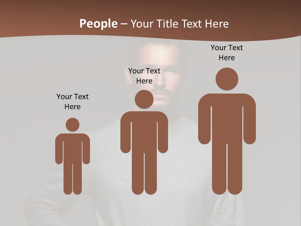 A Man Standing With His Hands On His Hips PowerPoint Template