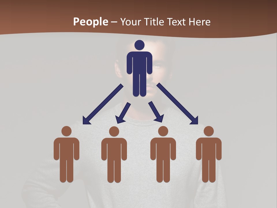 A Man Standing With His Hands On His Hips PowerPoint Template