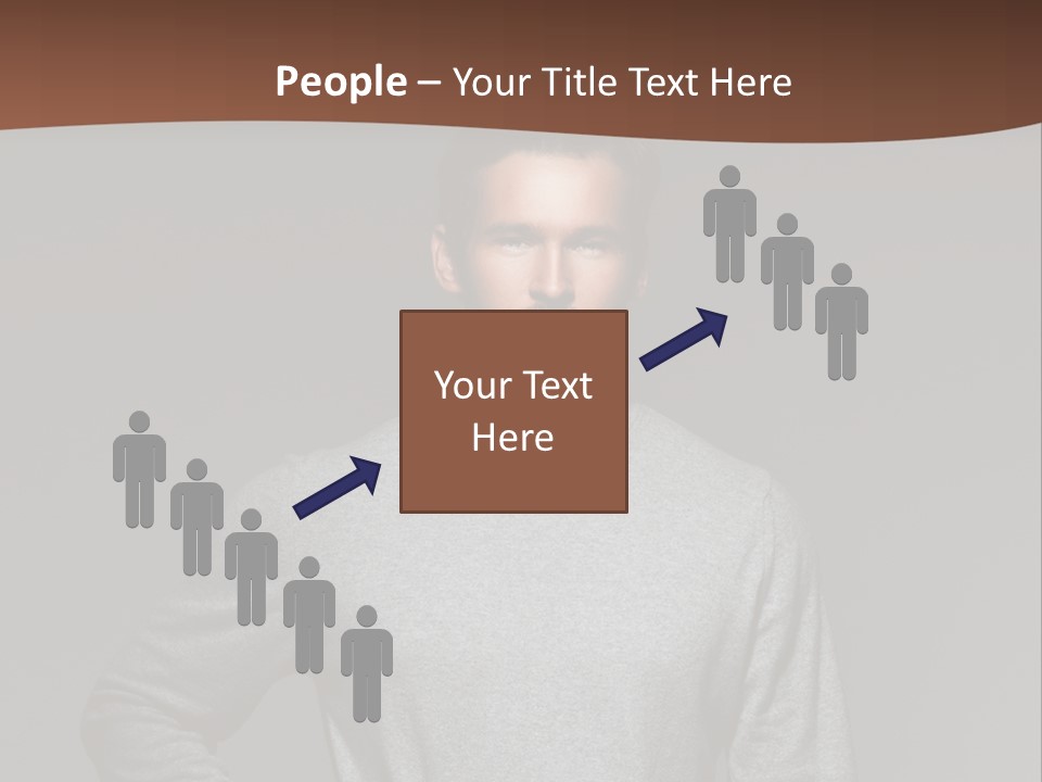 A Man Standing With His Hands On His Hips PowerPoint Template