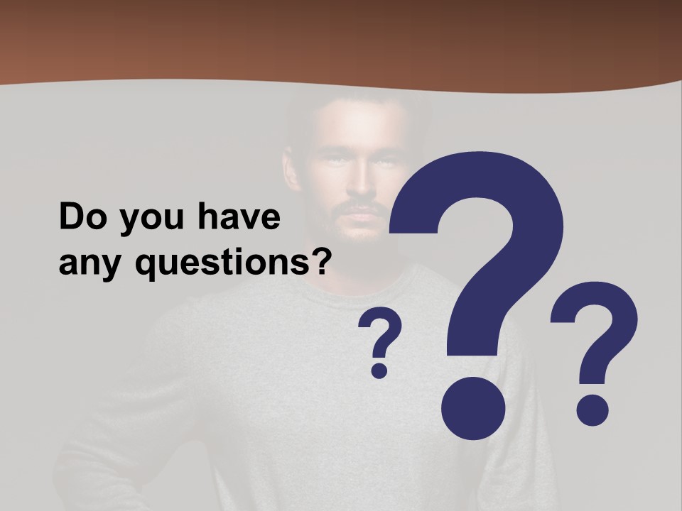 A Man Standing With His Hands On His Hips PowerPoint Template
