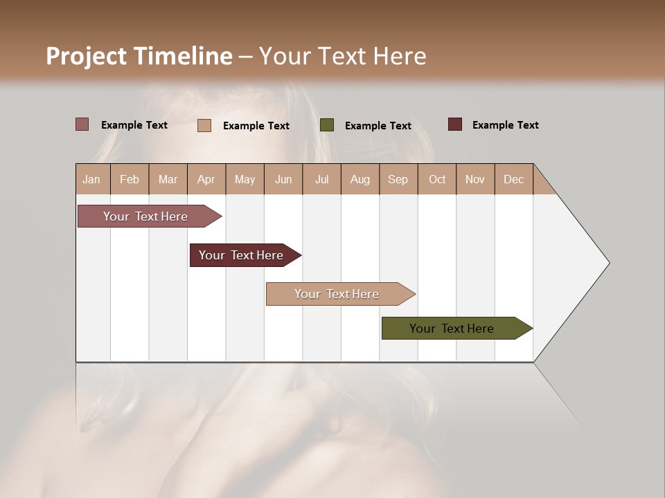 A Woman Posing For A Picture With Her Hand On Her Chest PowerPoint Template