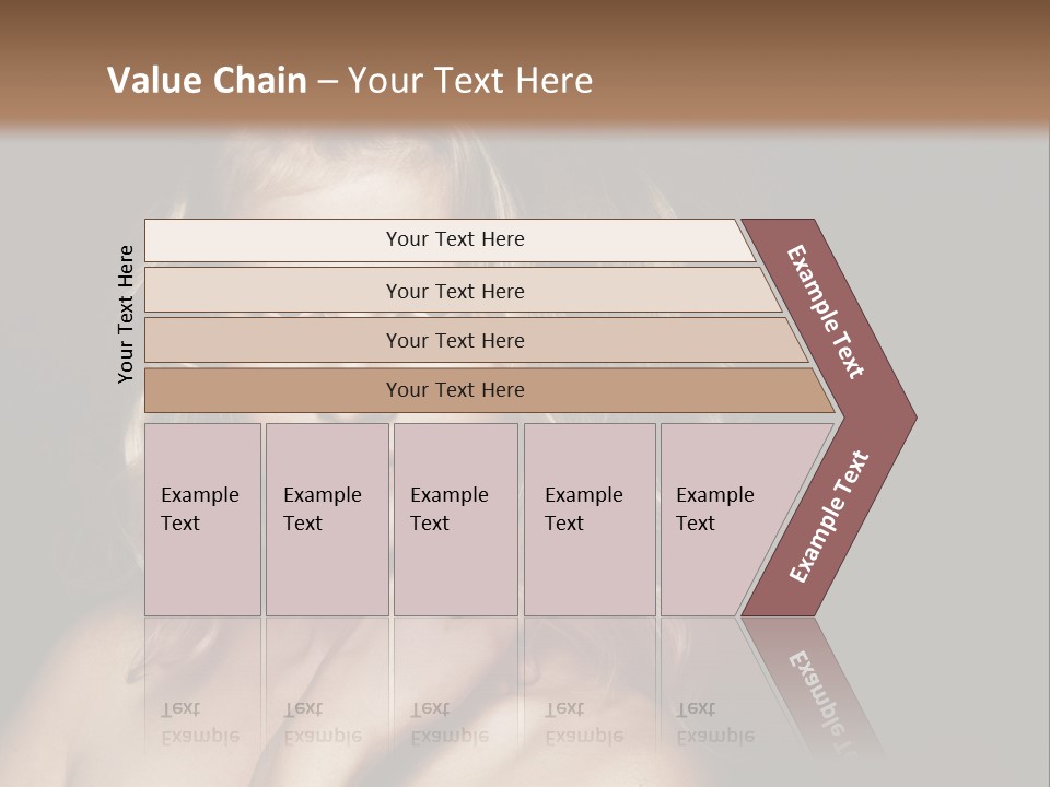 A Woman Posing For A Picture With Her Hand On Her Chest PowerPoint Template