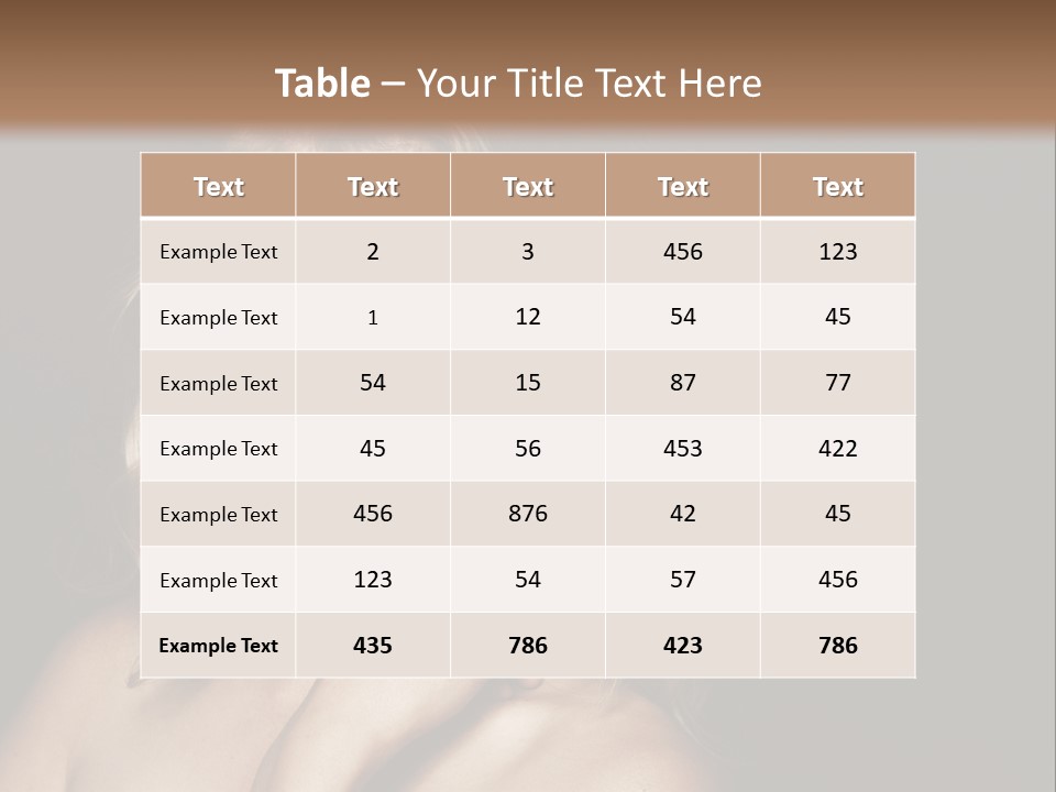 A Woman Posing For A Picture With Her Hand On Her Chest PowerPoint Template