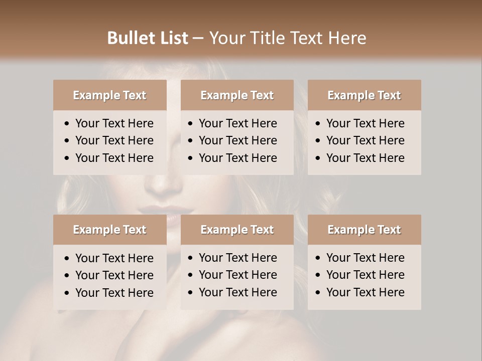 A Woman Posing For A Picture With Her Hand On Her Chest PowerPoint Template