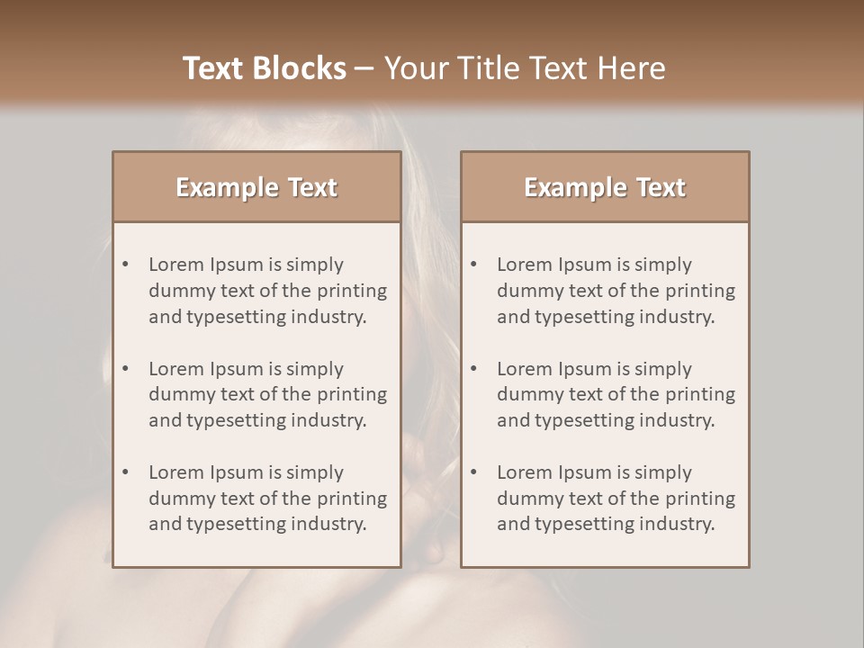 A Woman Posing For A Picture With Her Hand On Her Chest PowerPoint Template