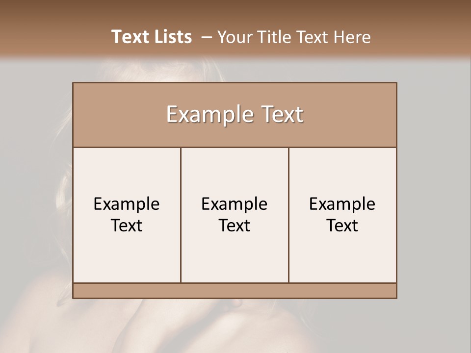 A Woman Posing For A Picture With Her Hand On Her Chest PowerPoint Template