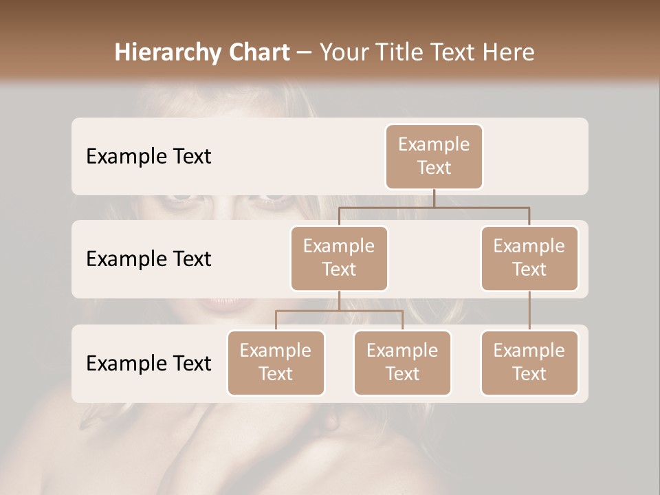 A Woman Posing For A Picture With Her Hand On Her Chest PowerPoint Template