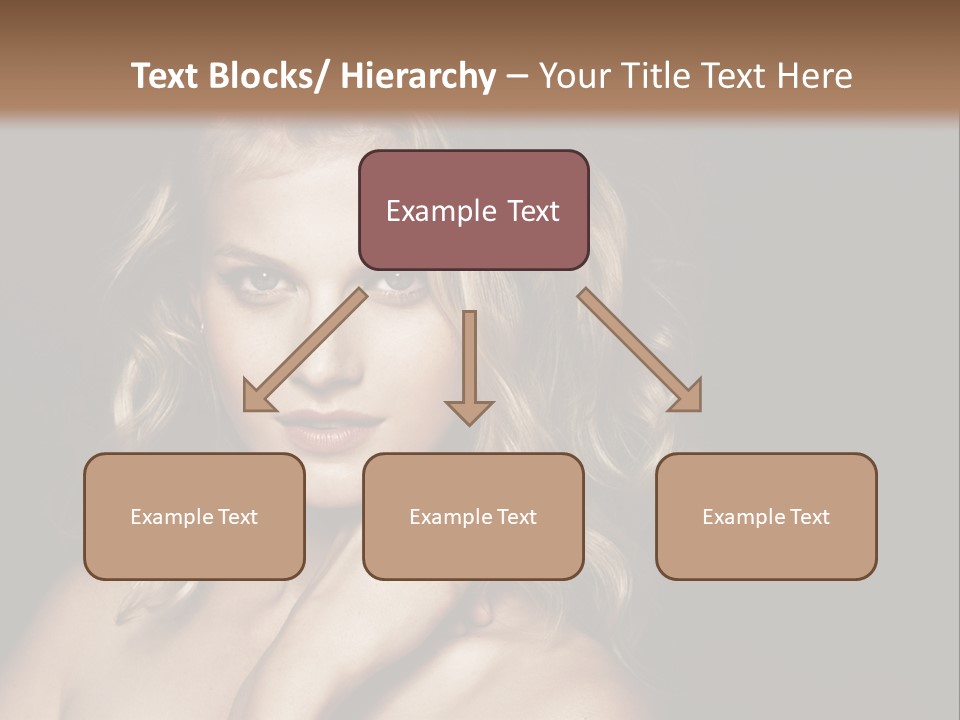 A Woman Posing For A Picture With Her Hand On Her Chest PowerPoint Template