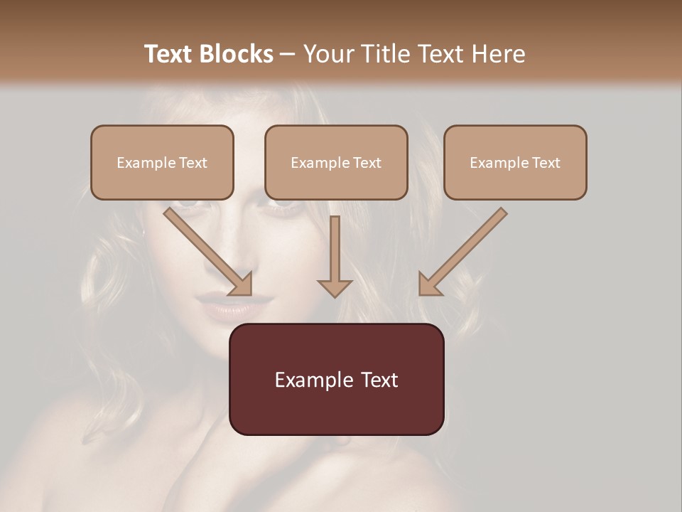 A Woman Posing For A Picture With Her Hand On Her Chest PowerPoint Template