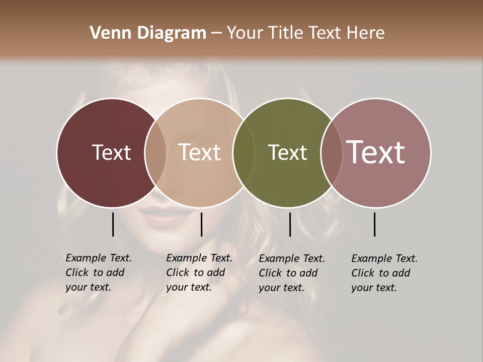 A Woman Posing For A Picture With Her Hand On Her Chest PowerPoint Template