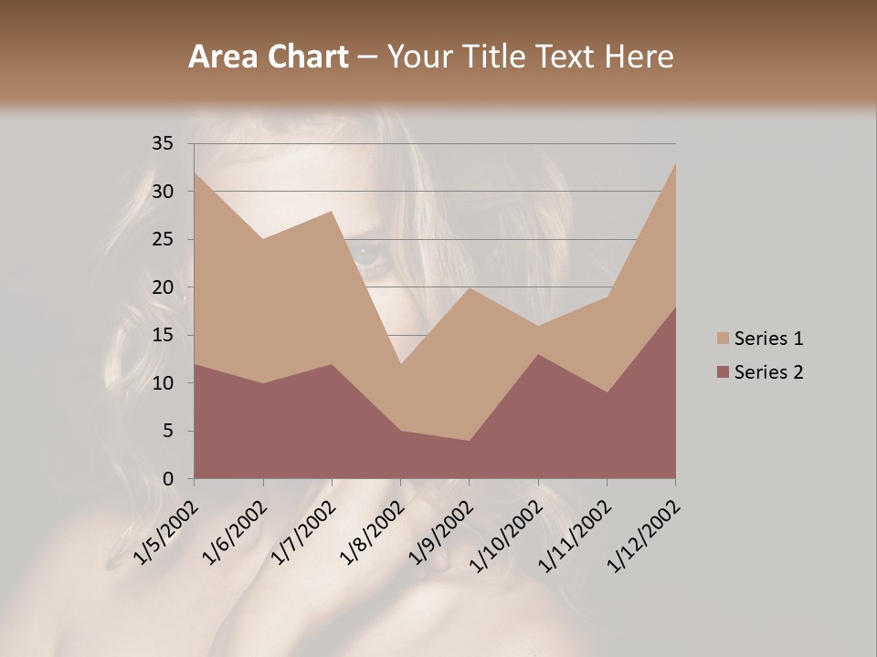 A Woman Posing For A Picture With Her Hand On Her Chest PowerPoint Template