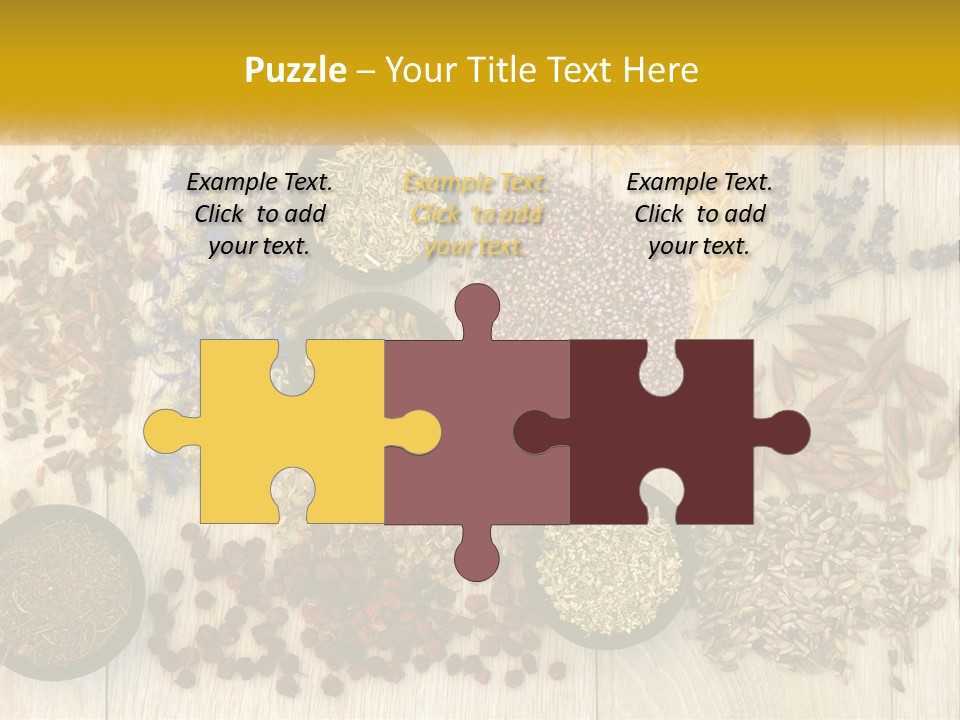 A Table Topped With Bowls Filled With Different Types Of Seeds PowerPoint Template