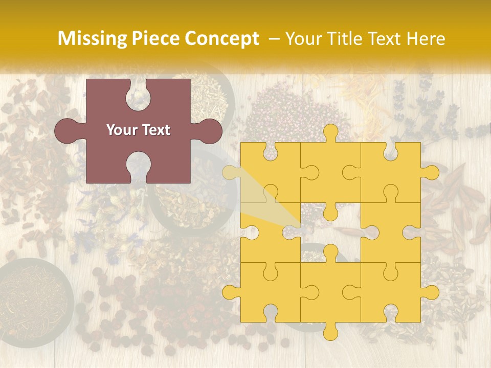 A Table Topped With Bowls Filled With Different Types Of Seeds PowerPoint Template