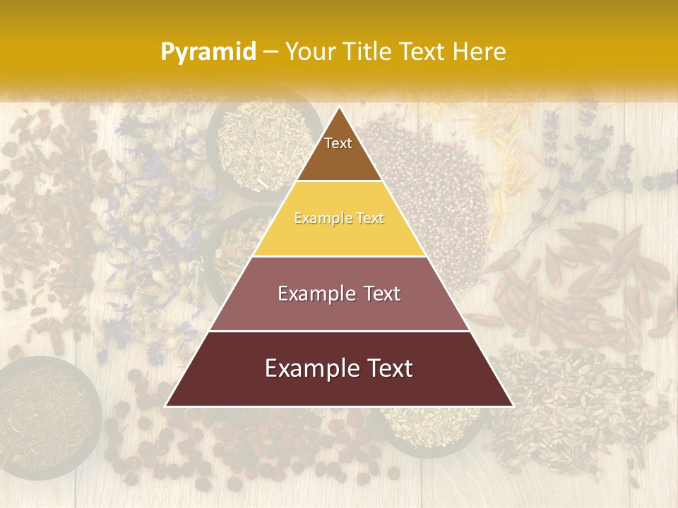 A Table Topped With Bowls Filled With Different Types Of Seeds PowerPoint Template