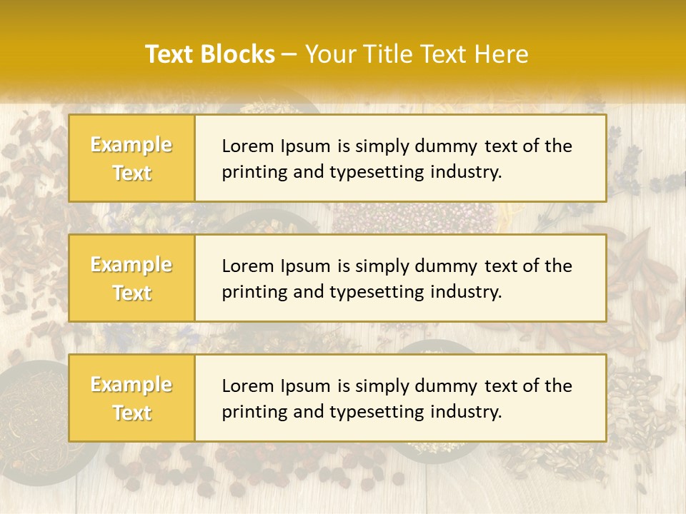 A Table Topped With Bowls Filled With Different Types Of Seeds PowerPoint Template