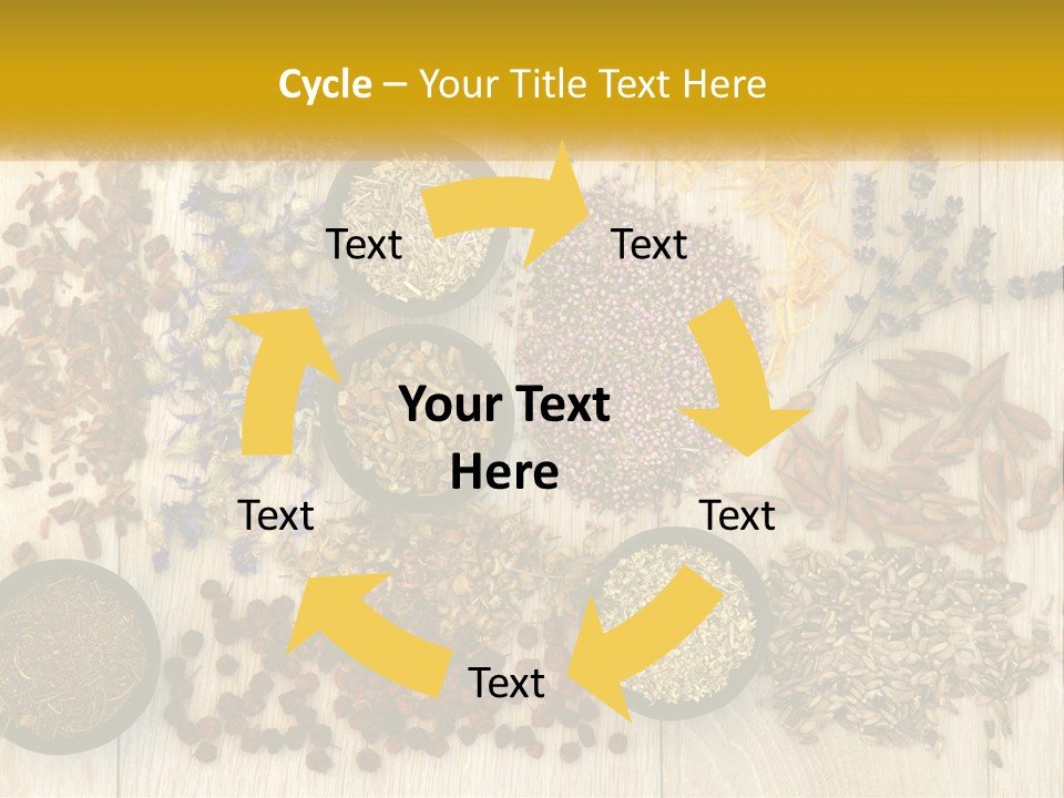 A Table Topped With Bowls Filled With Different Types Of Seeds PowerPoint Template