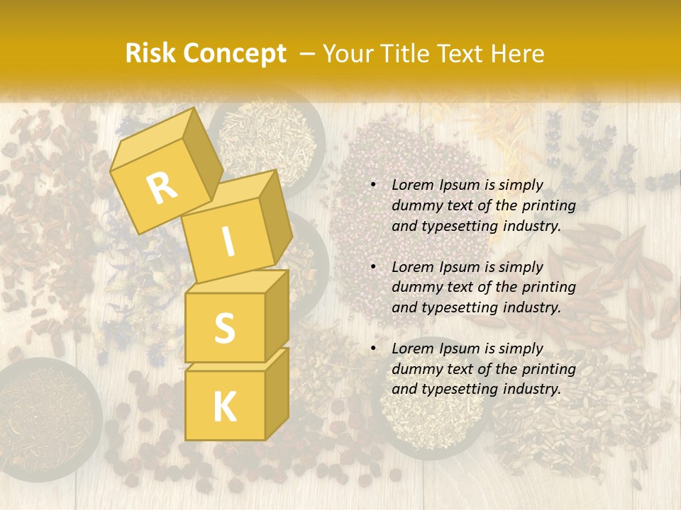 A Table Topped With Bowls Filled With Different Types Of Seeds PowerPoint Template