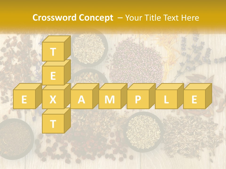 A Table Topped With Bowls Filled With Different Types Of Seeds PowerPoint Template