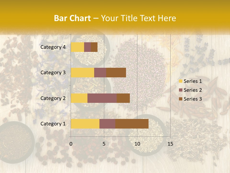 A Table Topped With Bowls Filled With Different Types Of Seeds PowerPoint Template