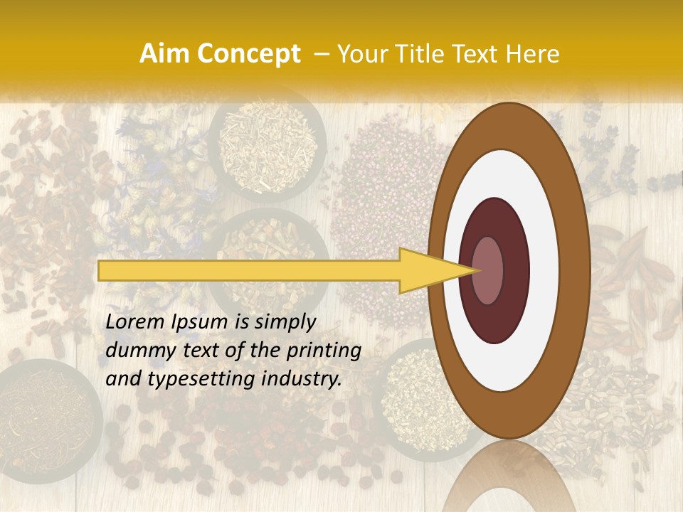 A Table Topped With Bowls Filled With Different Types Of Seeds PowerPoint Template