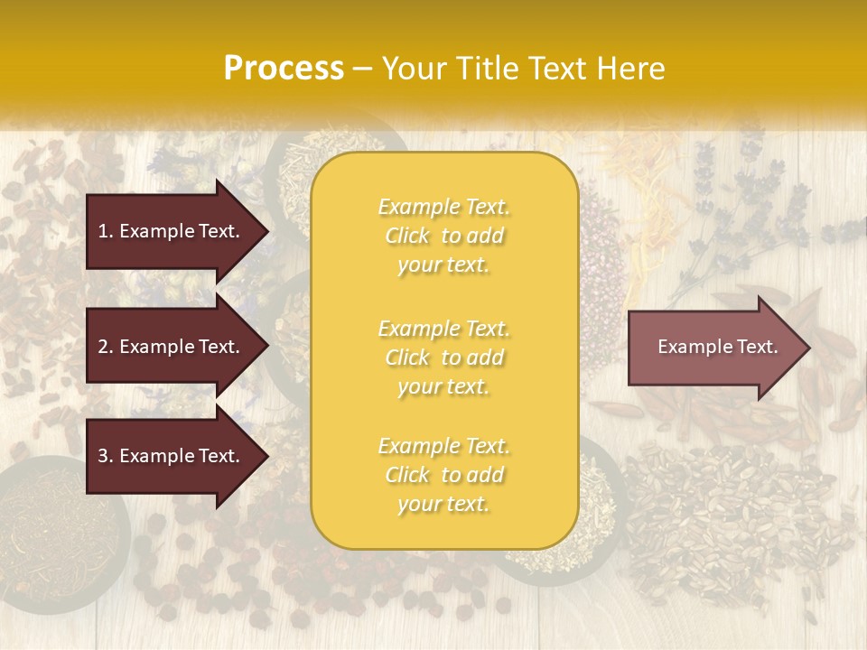 A Table Topped With Bowls Filled With Different Types Of Seeds PowerPoint Template