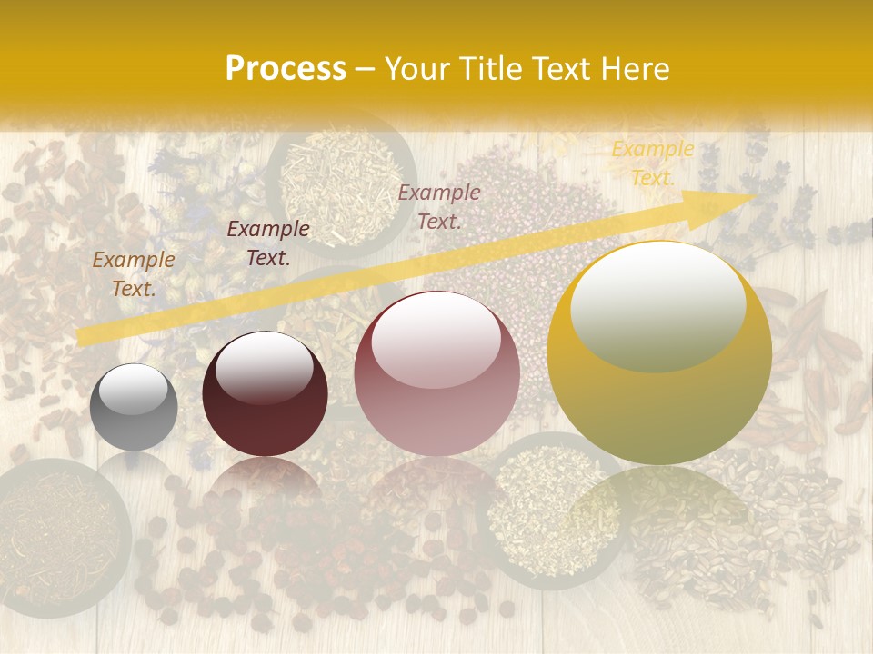 A Table Topped With Bowls Filled With Different Types Of Seeds PowerPoint Template
