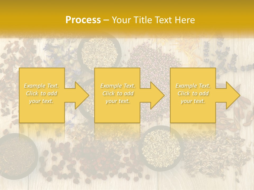 A Table Topped With Bowls Filled With Different Types Of Seeds PowerPoint Template