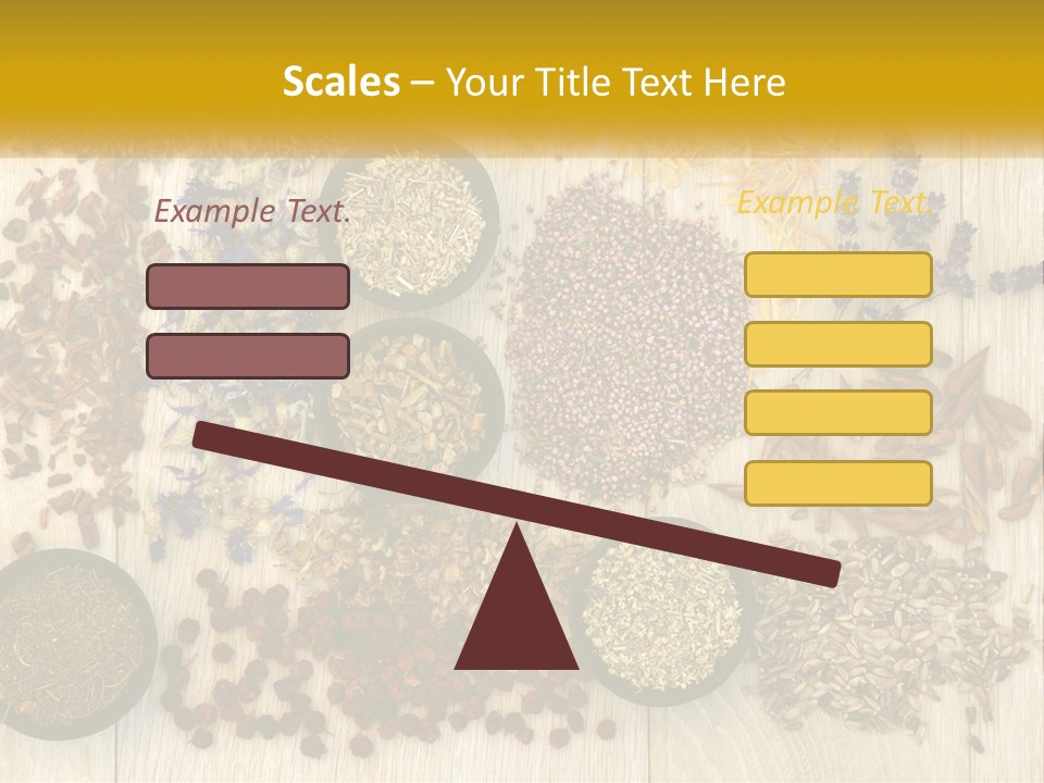 A Table Topped With Bowls Filled With Different Types Of Seeds PowerPoint Template