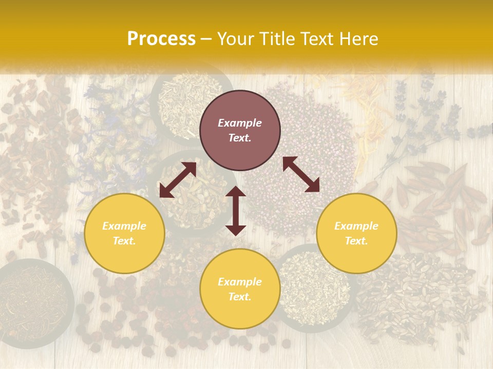 A Table Topped With Bowls Filled With Different Types Of Seeds PowerPoint Template
