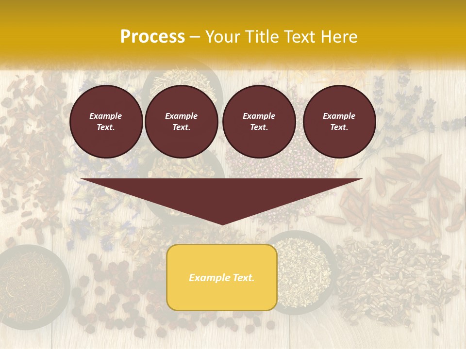 A Table Topped With Bowls Filled With Different Types Of Seeds PowerPoint Template