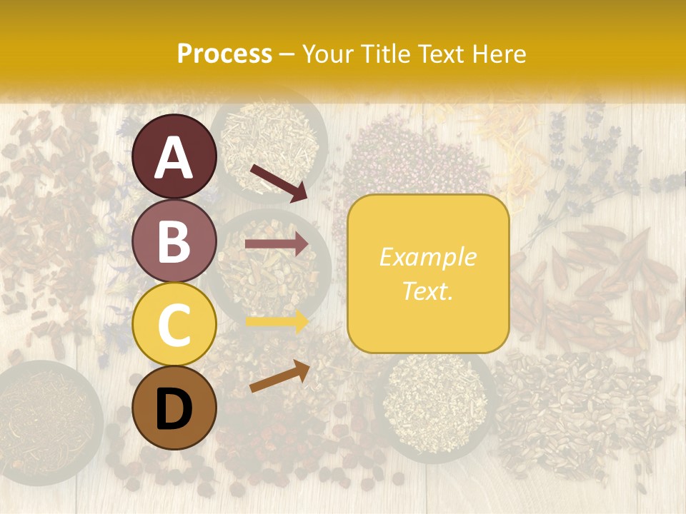 A Table Topped With Bowls Filled With Different Types Of Seeds PowerPoint Template