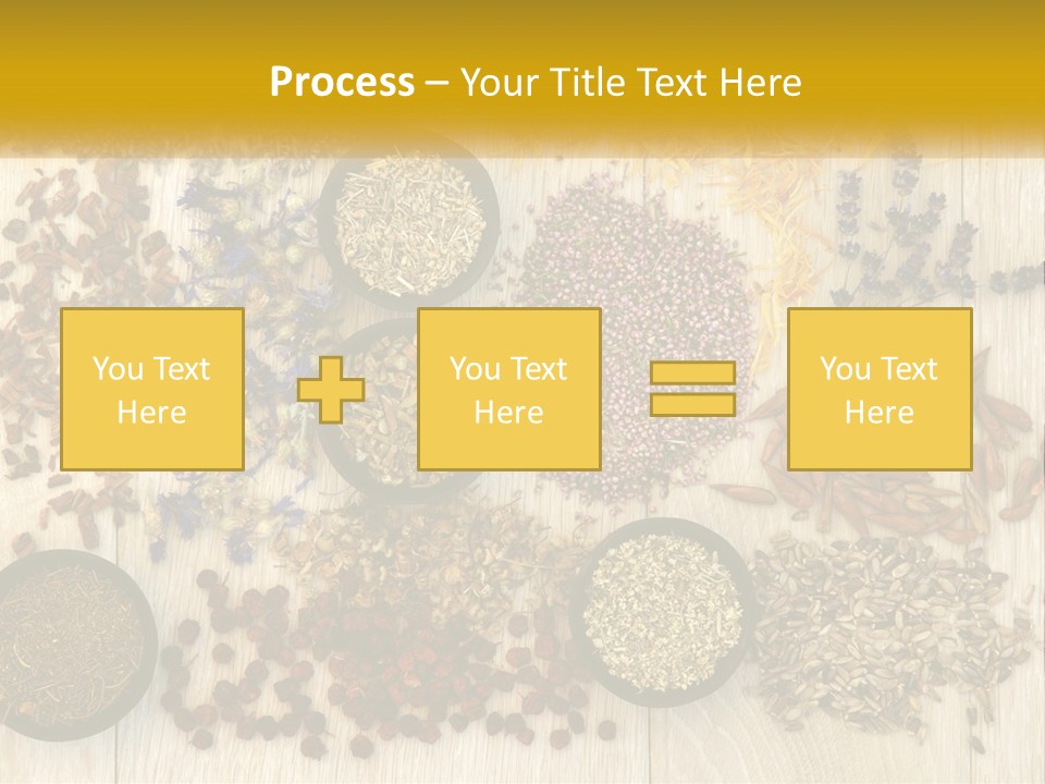 A Table Topped With Bowls Filled With Different Types Of Seeds PowerPoint Template