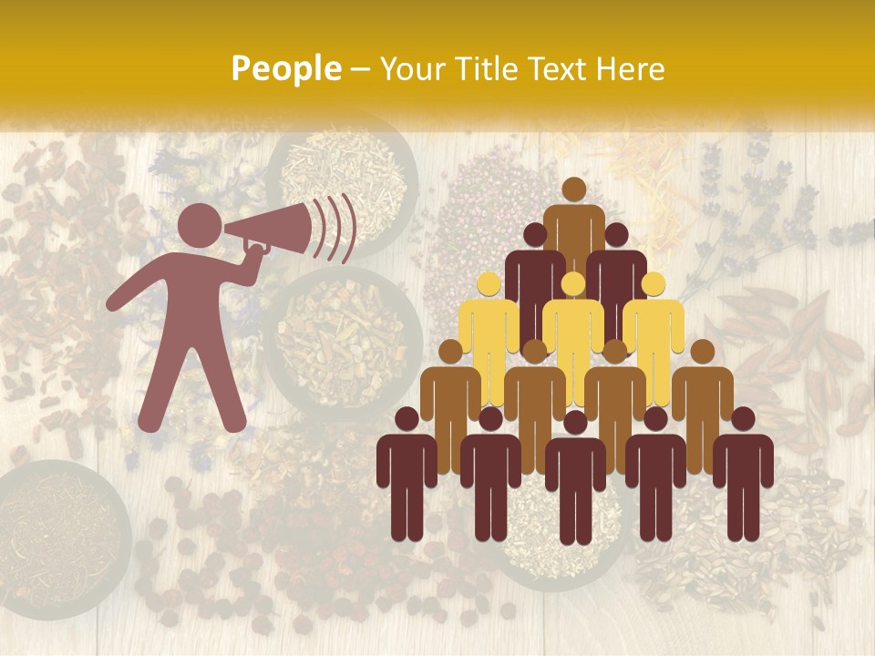 A Table Topped With Bowls Filled With Different Types Of Seeds PowerPoint Template