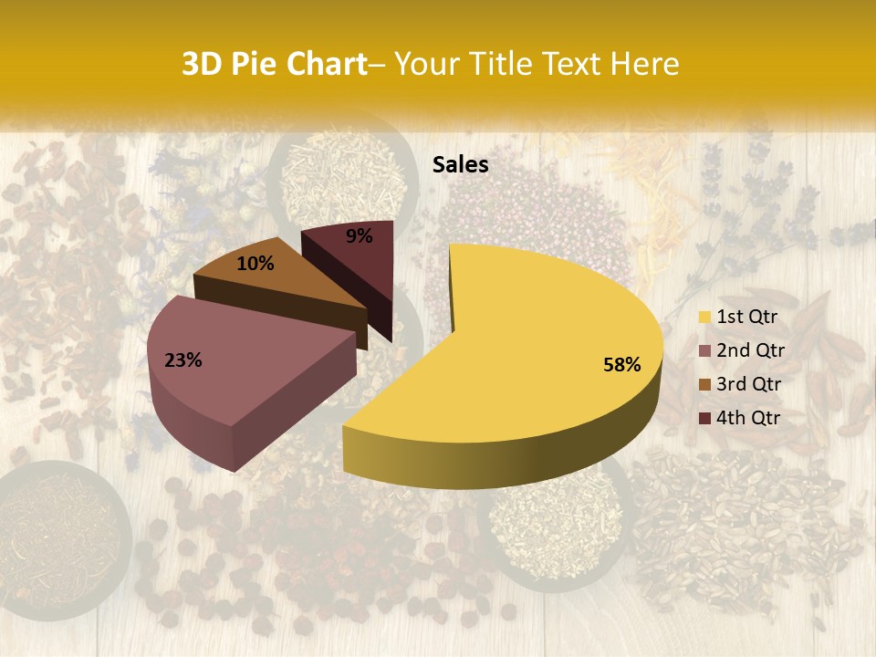 A Table Topped With Bowls Filled With Different Types Of Seeds PowerPoint Template