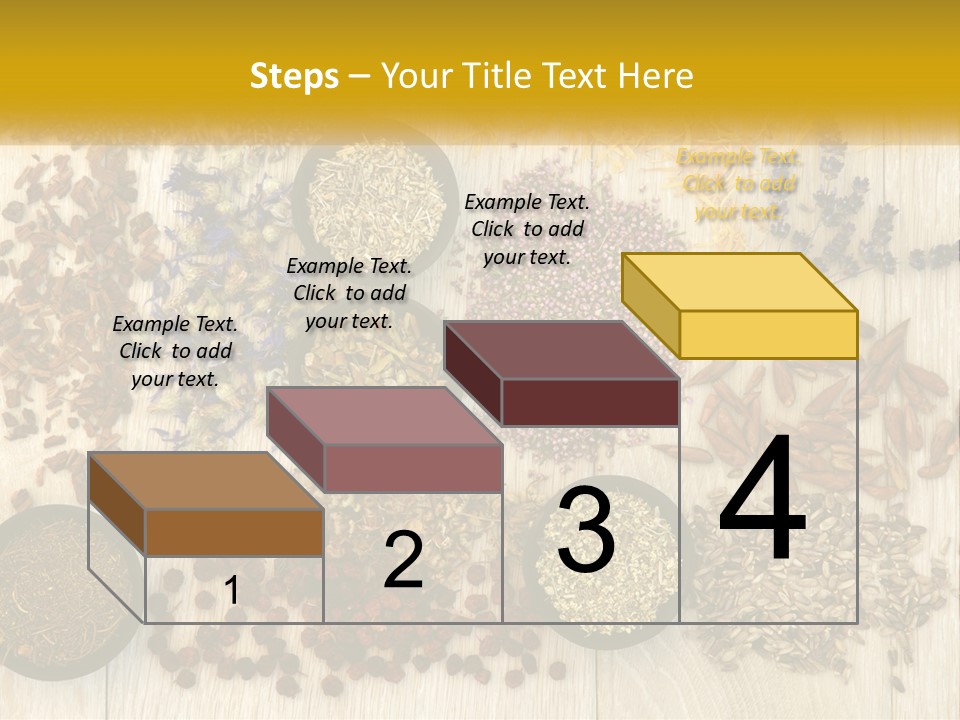 A Table Topped With Bowls Filled With Different Types Of Seeds PowerPoint Template