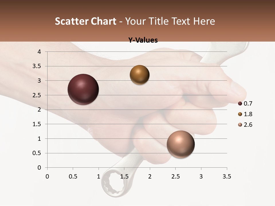 A Person Holding A Wrench In Their Hand PowerPoint Template