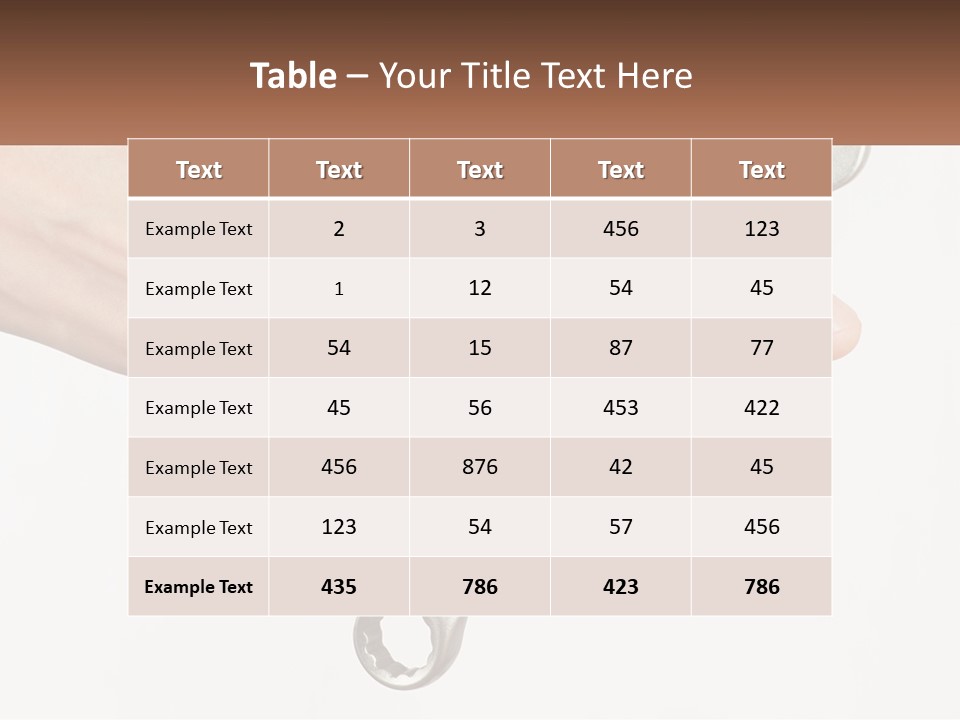 A Person Holding A Wrench In Their Hand PowerPoint Template