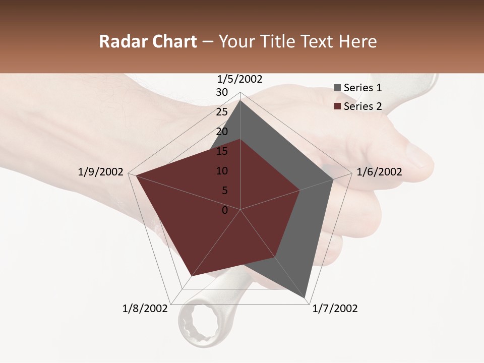A Person Holding A Wrench In Their Hand PowerPoint Template