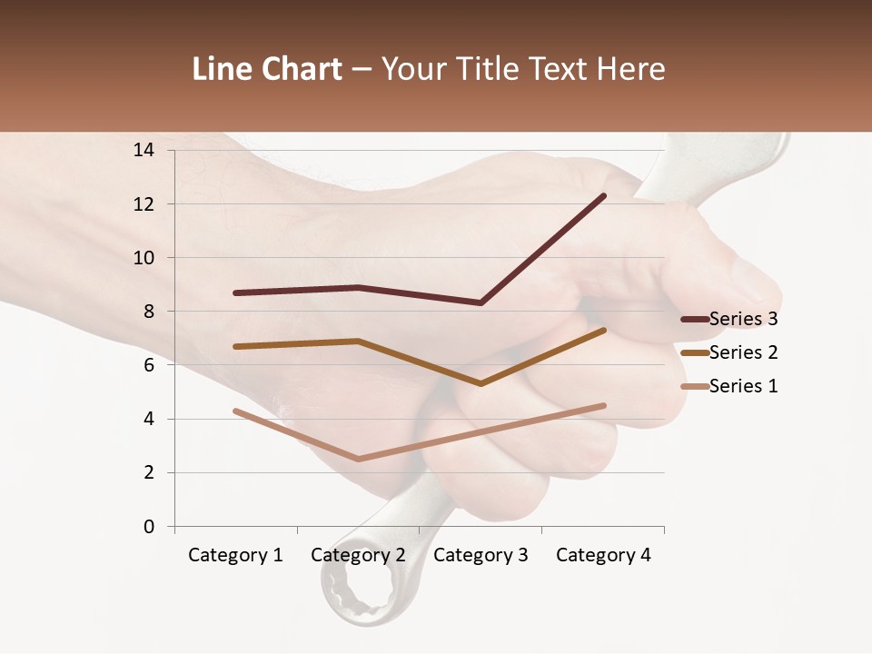 A Person Holding A Wrench In Their Hand PowerPoint Template