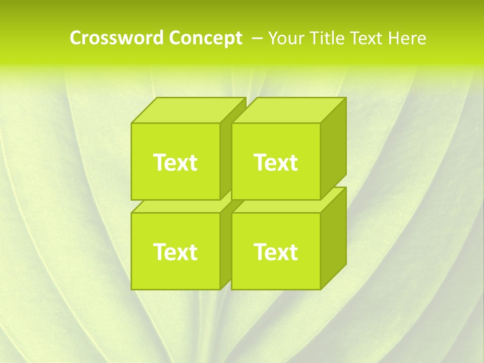 A Green Leaf Powerpoint Presentation PowerPoint Template